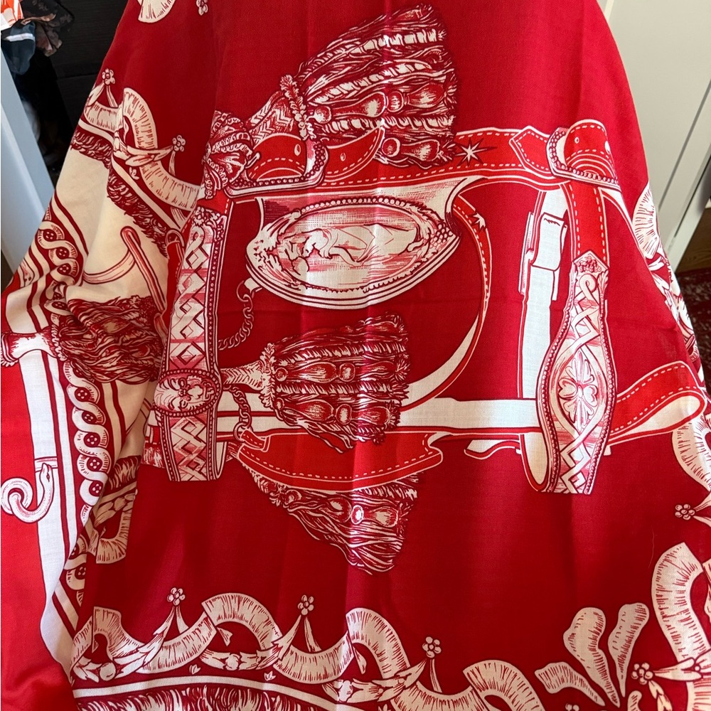 Hermes 149cm Shawl Brides De Cour